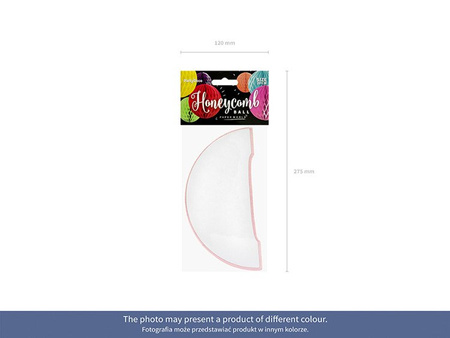 KULA BIBUŁOWA 20CM NIEBIESKA