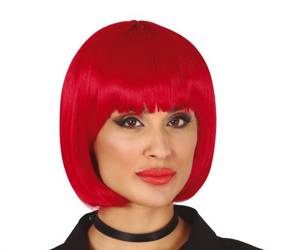 PERUKA BOB CZERWONA
