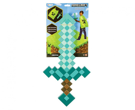 Zestaw Minecraft (licencja) miecz + peleryna rozmiar uniwersalny