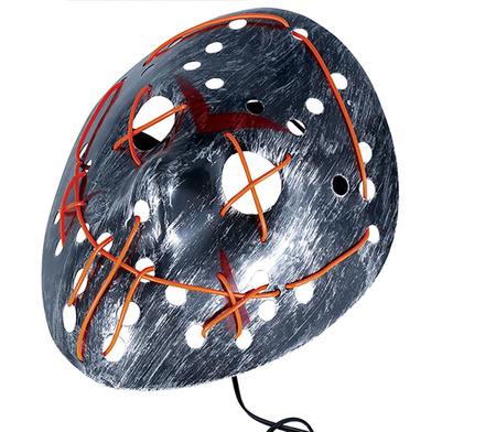 MASKA ŚWIECĄCA LED STALOWA