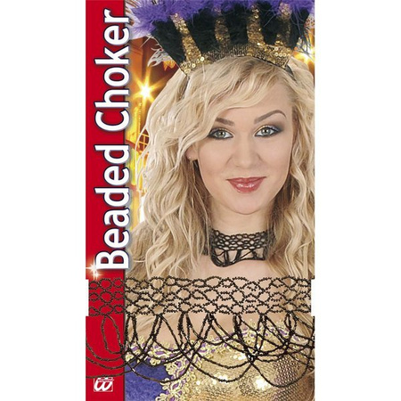 NASZYJNIK CHOKER CZARNY 