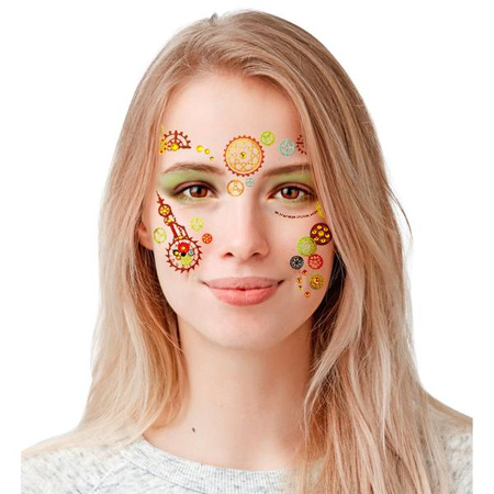 DECORO ARTE VISO ADESIVO STEAMPUNK 