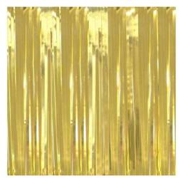 KURTYNA IMPREZOWA JASNA ZŁOTA 100 X 250CM