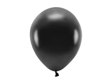BALONY ECO 26 CM METALIZOWANE CZARNE 10 SZT