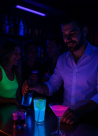 LAMPA ULTRAFIOLETOWA Z 6 ŻARÓWKAMI UV