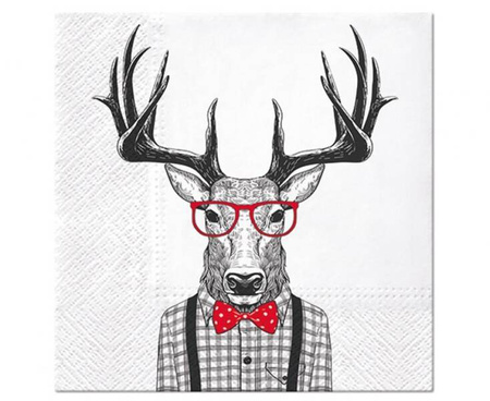 SERWETKI PAPIEROWE JELEŃ 33 CM 20 SZT.