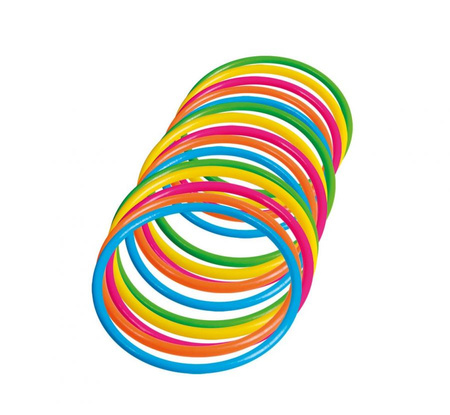 Zestaw 15 sztuk bransoletek Techno Rave Punk kolorowe disco lata 80