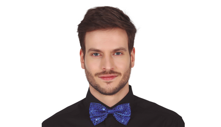 MUSZKA Z CEKINAMI GRANATOWA