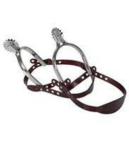 OSTROGI DO BUTÓW KOWBOJSKIE SREBRNE