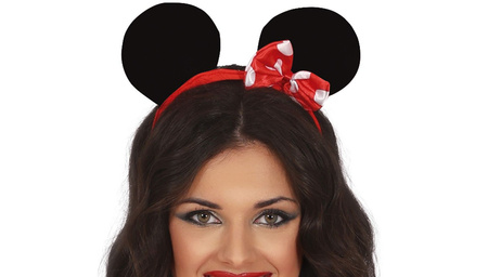 STRÓJ DAMSKI CZERWONA MYSZKA