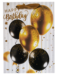 TORBA PREZENTOWA BIAŁA BALONY 23 X 18 X 10 cm