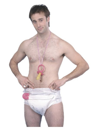 Zestaw Big Baby, duże dziecko, Pielucha i Smoczek