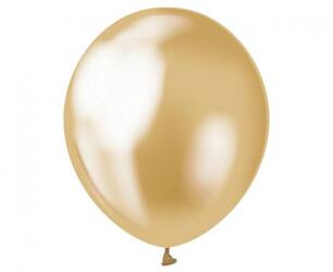 BALONY LATEKSOWE METALIZOWANE PLATYNOWE ZŁOTE 30 CM 5 SZT