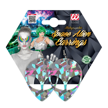 KOLCZYKI UFO KOSMITA