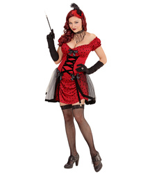 STRÓJ BURLESKA CZERWONY