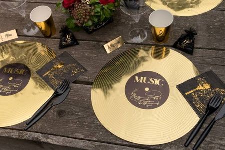 PODKŁADKA NA STÓŁ ZŁOTA 34 CM