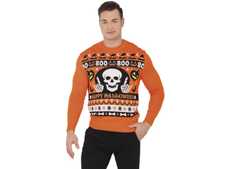 SWETER HAPPY HALLOWEEN BOO DLA DOROSŁYCH
