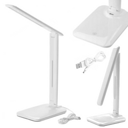 LAMPKA BIURKOWA BIAŁA 28 LED