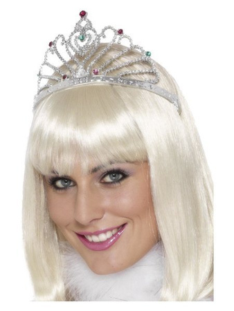 TIARA SREBRNA ZDOBIONA