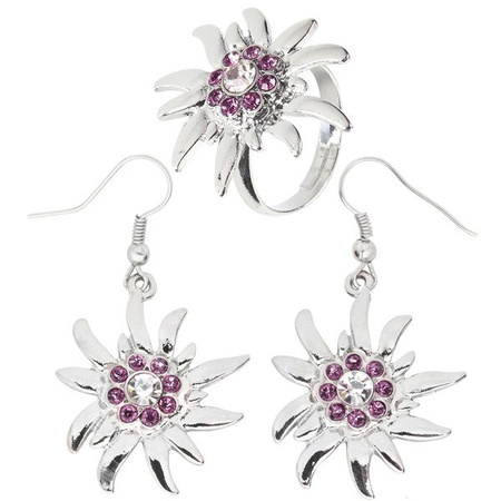 ZESTAW BIŻUTERII KWIATEK OKTOBERFEST