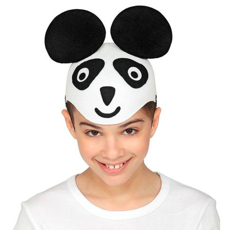 CALOTTA PANDA in feltro