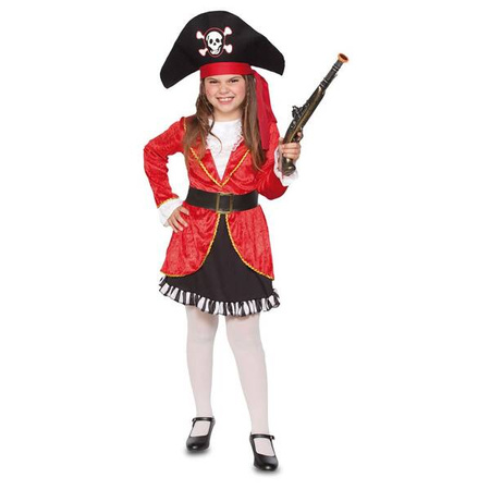 STRÓJ PIRATKI CZERWONY DZIECIĘCY