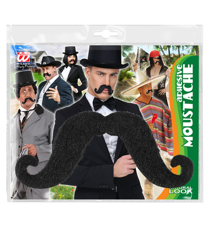 WĄSY DŻENTELMENA CZARNE 