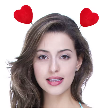  OPASKA NA GŁOWĘ SERDUSZKA 