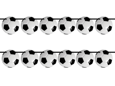 GIRLANDA URODZINOWA PIŁKA NOŻNA 5 M