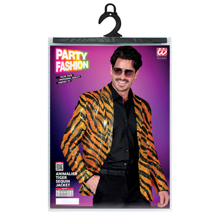 MARYNARKA MĘSKA TYGRYS POMARAŃCZOWA