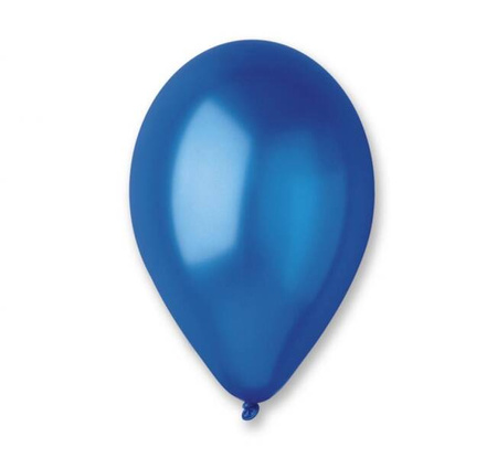 Balony metaliczne granatowe 30 cm/ 100 szt.
