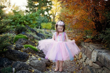 BODY DZIECIĘCE TĘCZOWY RÓŻ