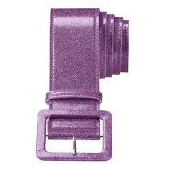 PASEK BROKATOWY FIOLETOWY