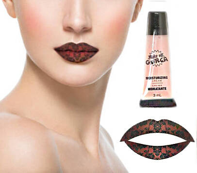 TATUAŻ NA USTA KORONKA +BALSAM