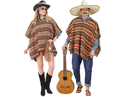 PONCZO MEKSYKAŃSKIE BRĄZ