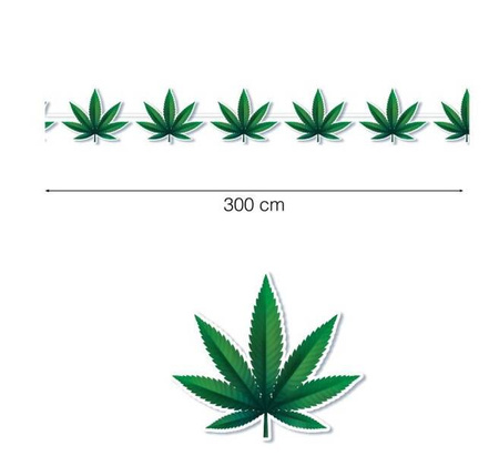 GIRLANDA MARIHUANA 300 CM