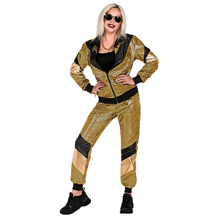 DRES METALICZNY ZŁOTY