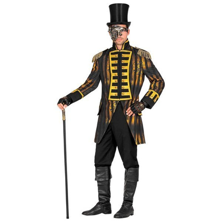 FRAK MĘSKI CZARNY STEAMPUNK