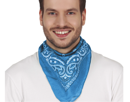 NIEBIESKA CHUSTKA KOWBOJA