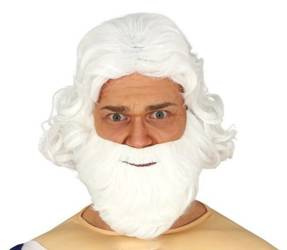 PERUKA MIKOŁAJA Z BRODĄ