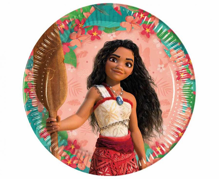 TALERZYKI PAPIEROWE MOANA 23 CM 8 SZT