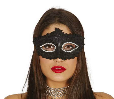MASKA OZDOBNA CZARNA