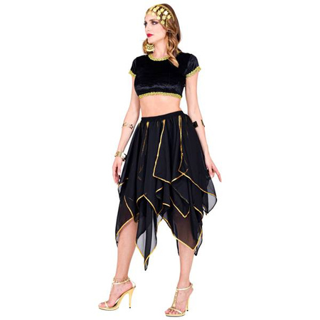 GONNA IN CHIFFON NERA