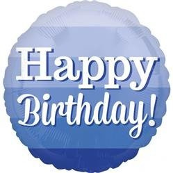 BALON FOLIOWY 43cm, HAPPY BIRTHDAY - URODZINY