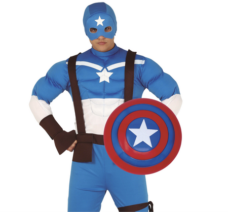 TARCZA Z GWIAZDĄ KAPITAN AMERYKA 45 CM