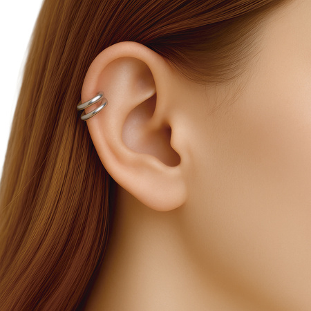 SZTUCZNY PIERCING SREBRNY NA USTA