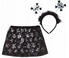 ZESTAW PIRATKI W CZASZKI