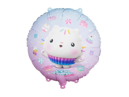 BALON FOLIOWY OKRĄGŁY ŁAKOTEK 45 CM 