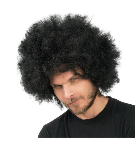 PERUKA AFRO CZARNA