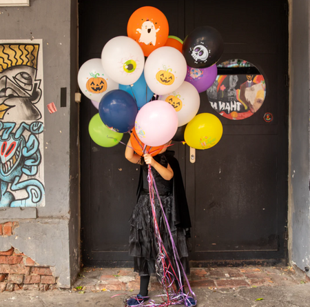 BALONY LATEKSOWE HALLOWEEN 30 CM 8 SZT